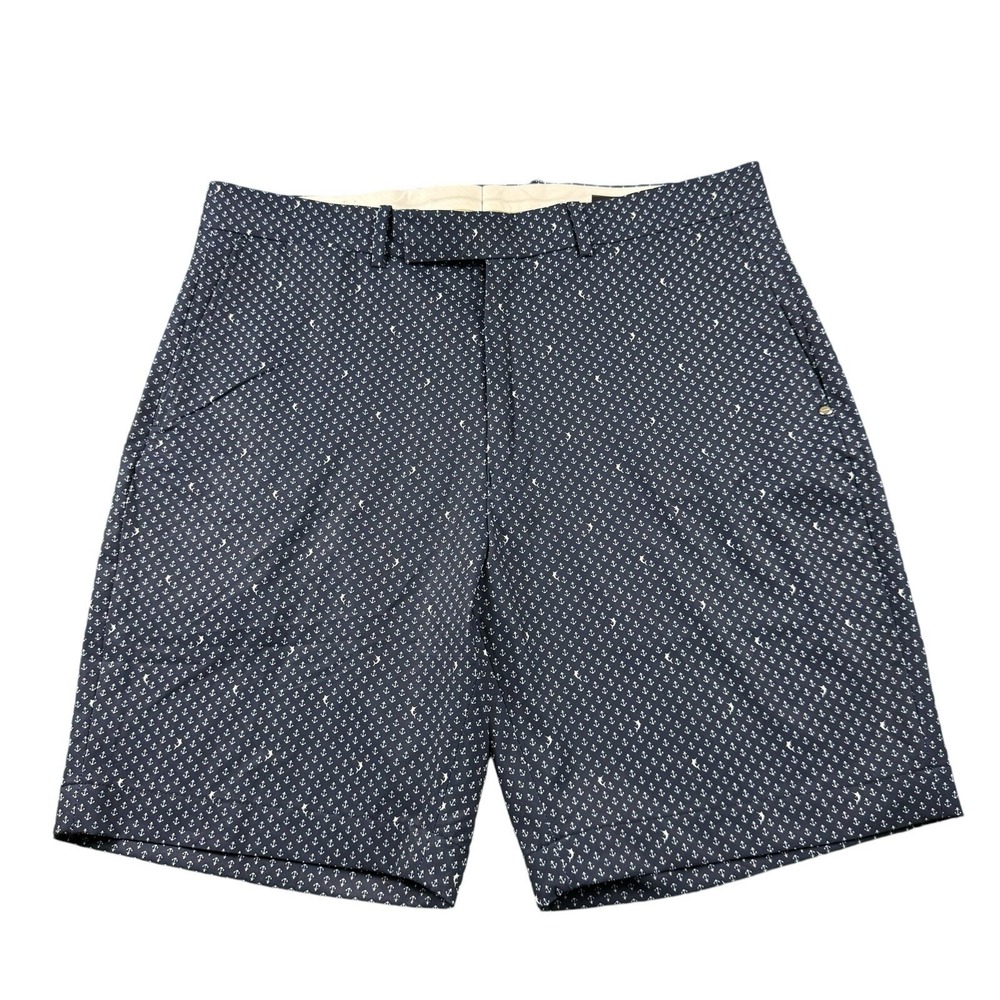 RLX Ralph Lauren Men Blue Anchor Sailfish AOP Performance Golf Shorts Size 34